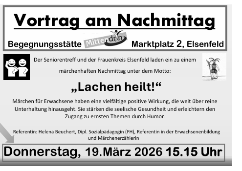 Vortrag "Lachen heilt"