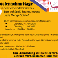 Spielenachmittag Bibliothek