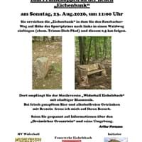 Frühschoppen an der Eichenbank
