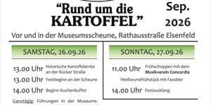Museumsscheunenfest mit historischer Kartoffelernte