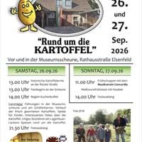 Museumsscheunenfest mit historischer Kartoffelernte